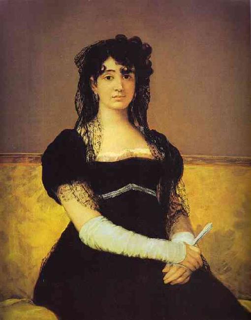Francisco Jose de Goya Portrait of Antonia Zarate oil painting picture